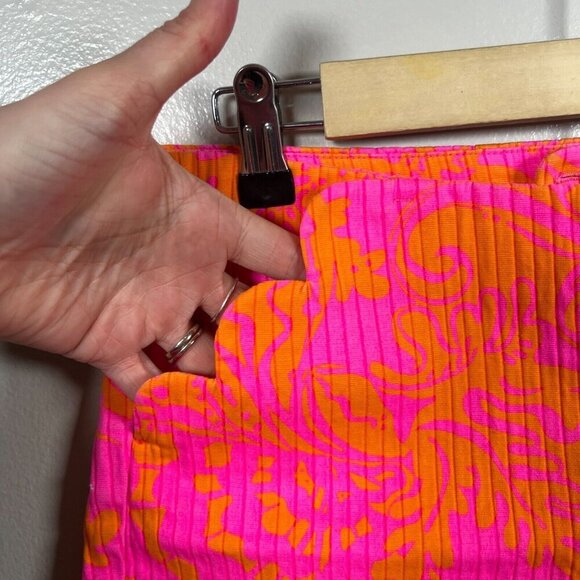 Lilly Pulitzer Liza Short Size 4 Pop Pink Seaesta Preppy Vacation Maximalist - Picture 4 of 9